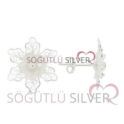 gümüş telkari üçlü set SGTL3311