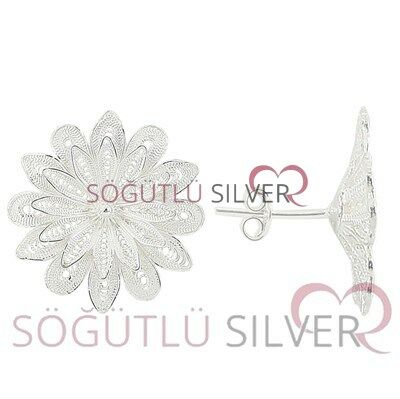 gümüş telkari üçlü set SGTL3306