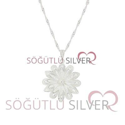 gümüş telkari üçlü set SGTL3306