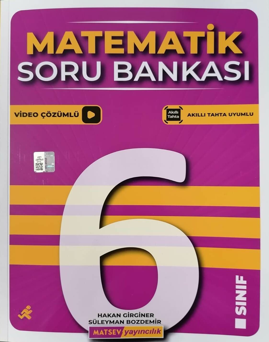 Matsev 6.Sınıf Matematik Soru Bankası  Şeritli Güncel - mtsv