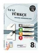Zeka Küpü PİSAGOR 8.Sınıf LGS Türkçe 16'lı Deneme - LGS Deneme