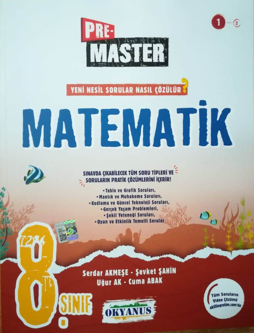 Okyanus 8.sınıf LGS PRE Master Matematik Soru Bankası 