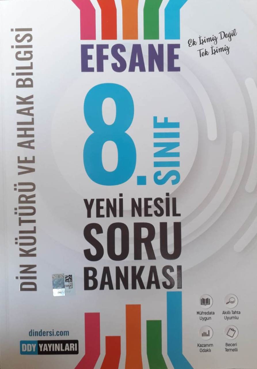 DDY Yayınları 8.Sınıf LGS Dİn Kültürü Efsane Yeni Nesil Soru Bankası
