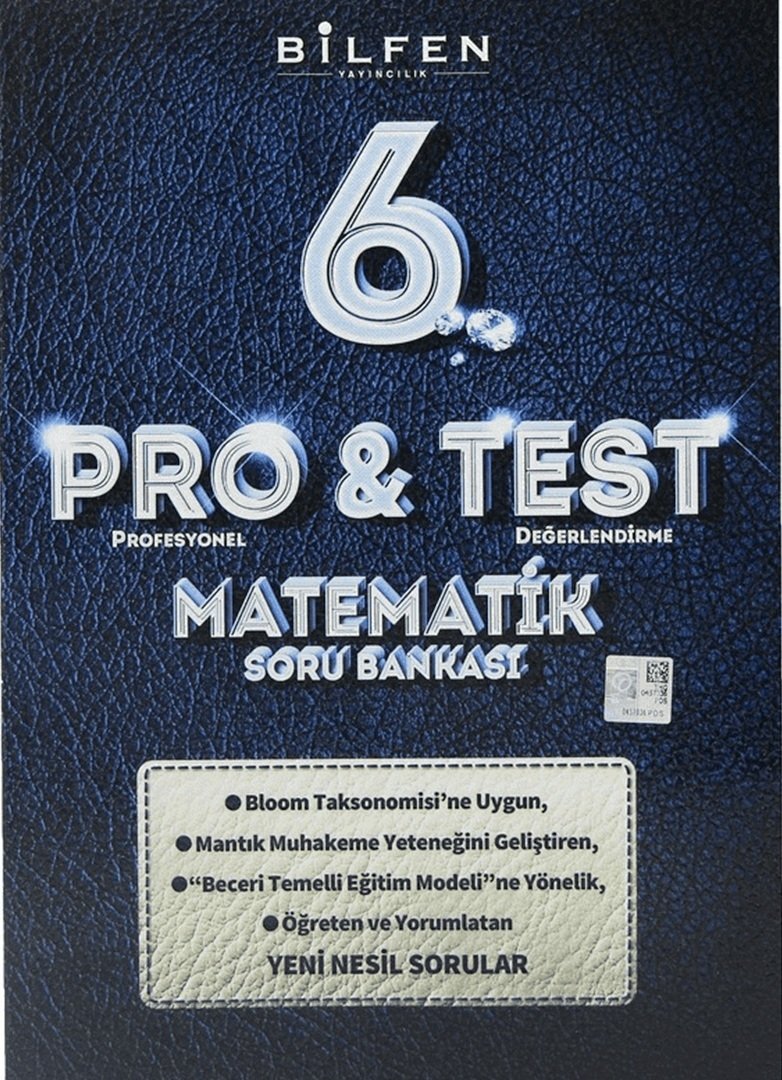 Bilfen 6.Sınıf Pro&Test Matematik Yeni Nesil Soru Bankası