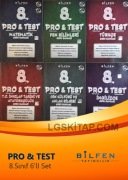 Bilfen 8.Sınıf LGS Pro&Test 6'lı Full Paket Soru Bankası Seti