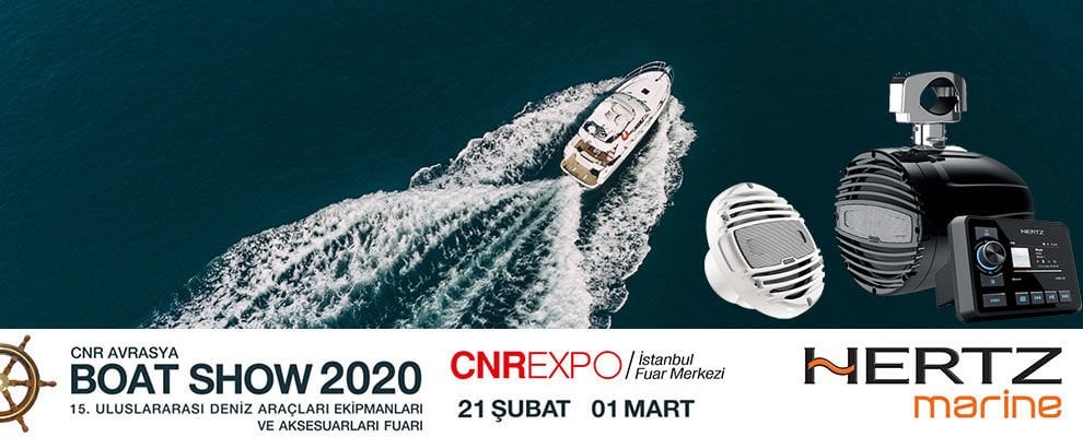 Hertz Audio Turkey Boat Show 2020
