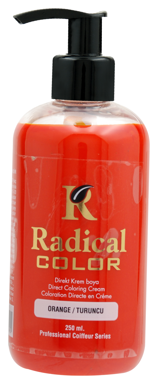 Radical Color Su Bazlı Saç Boyası (Turuncu) 250 ml