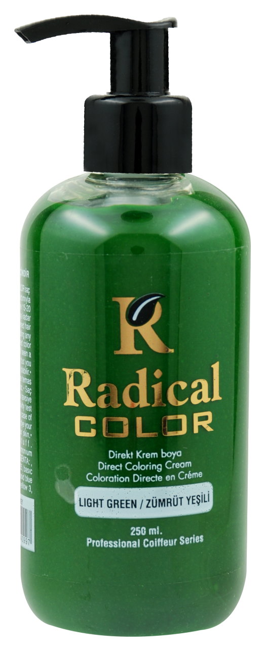 Radical Color Su Bazlı Saç Boyası (Zümrüt Yeşili) 250 ml