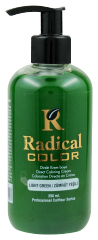 Radical Color Su Bazlı Saç Boyası (Zümrüt Yeşili) 250 ml