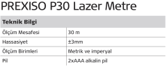 Prexiso P10 Lazer Metre (10 Metre)