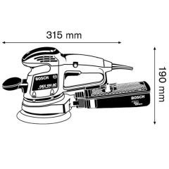 Bosch GEX 34-150 Eksantrik Zımpara Makinası