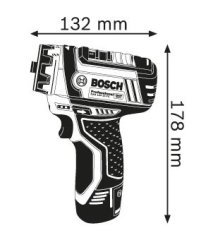 Bosch GSR 12V-15 FC SET Professional Akülü Vidalama