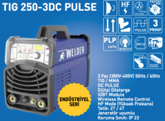 Welder Tig 250-3 DC Pulse Tig Kaynak Makinası