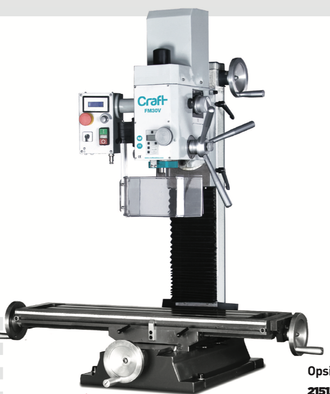 Craft FM30V Freze Makinası