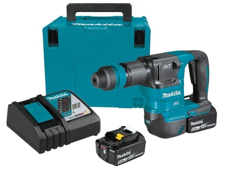 Makita DHK180RTJ 18V Li Çift Akülü Karo Kırıcı Matkap