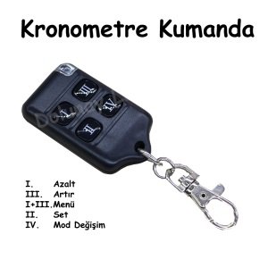 Dijital LED Kronometre 23cm