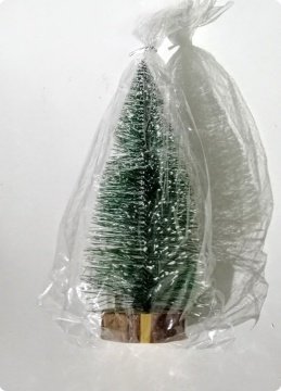 25 cm Mini Masaüstü Karlı Yılbaşı Çam Ağacı