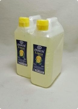 1 Litrelik Limon kolonyası 80 derece Çınarcık