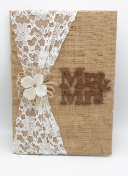 Mr & Mrs Yazılı Nikah Anı Defteri