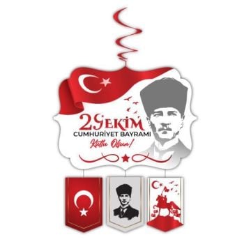 29 Ekim Asmalı Tavan Süs