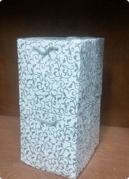 50 Li 11x11 Cm Sarmaşık Karton Çanta Poşet Beyaz Zeminli