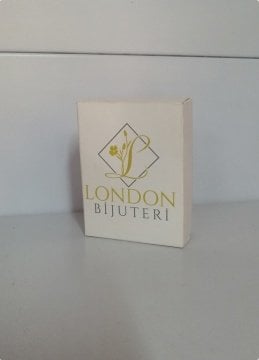 30 Lu Uv Baskılı (8x6x3 Cm) Süngerli Karton Takı Kutuları