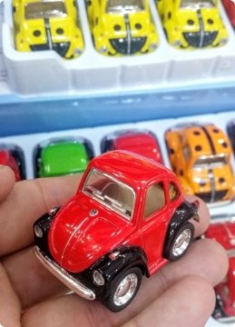 12 li  WosWos Beetle Araba Şeker Objesi