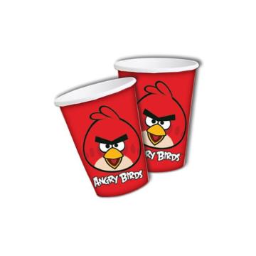 8 Li Angry Birds Klasik Karton Bardak