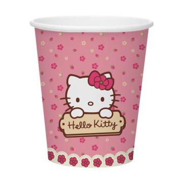 8 Li Hello Kitty Karton Bardak