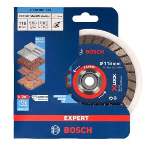 Bosch Expert 115 mm X-LOCK Multimaterial Elmas Kesme Diski 2608901596