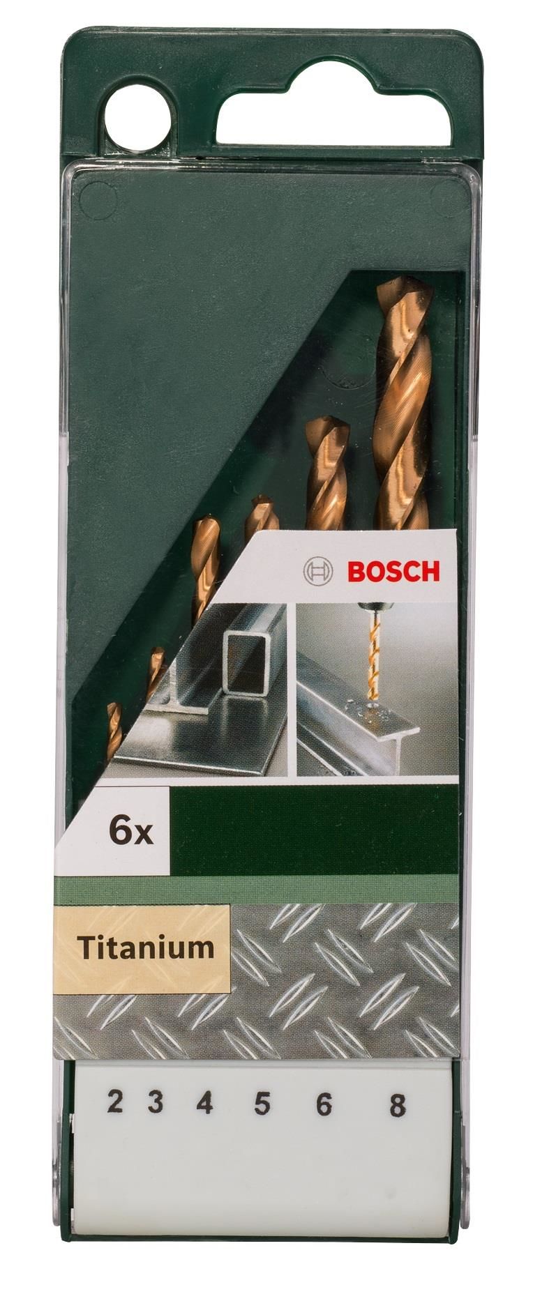 Bosch 6'lı Titanyum Metal Matkap Ucu Seti