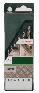 Bosch HSS-G 6'lı Metal Matkap Ucu Seti 2609255060