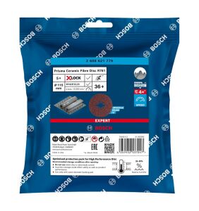 Bosch R781 Expert 115 mm 36 kum Metal Disk Zımpara 5'li 2608621779