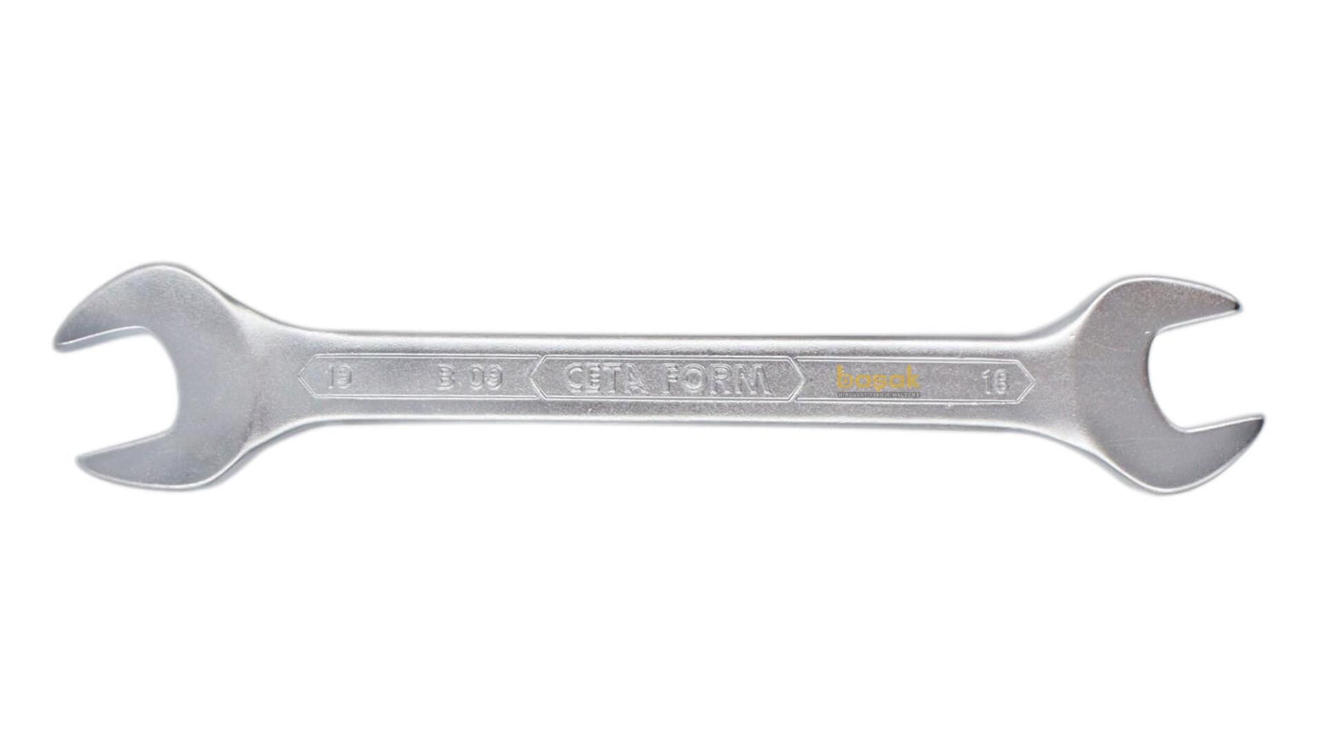 Ceta Form 17 x 19 mm  Uzun Açık Ağız Anahtar B09-1719