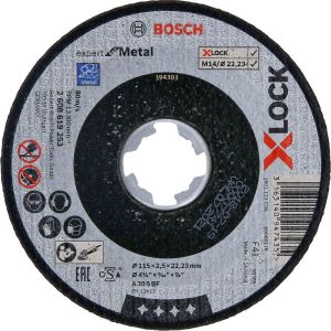 Bosch X-LOCK 115*2,5 mm Expert Serisi Düz Metal Kesme Taşı 2608619253