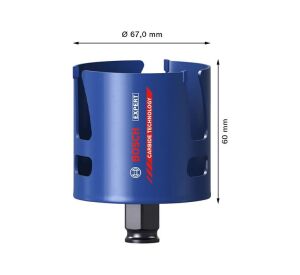 Bosch 67 mm Yapı Malzemeleri İçin Panç 2608900469