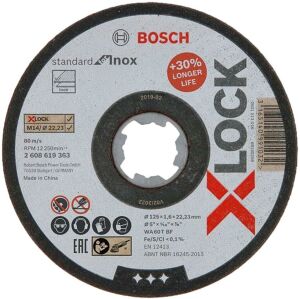 Bosch X-LOCK 125*1,6 mm Standard Inox Kesme Taşı 2608619363