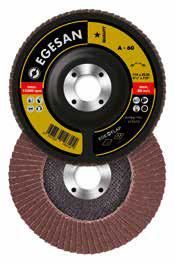 Egesan Metal Flap Disk Quality 180mm NK 40 Kum AO