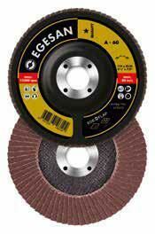 Egesan Metal Flap Disk Quality 115mm NK 40 Kum AO