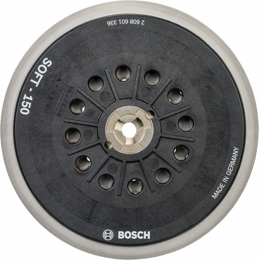 Bosch 150 mm Çok Delikli Zımpara Tabanı Yumuşak 2608601336