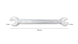 Ceta Form 08 x 09 mm Açık Ağız Anahtar B10-0809