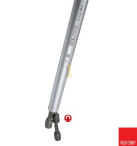 Ceta Form 3/8'' 250 mm Mıknatıslı - Ekstra Uzun 12 Köşe Buji Lokması CETA/C17-R14ML