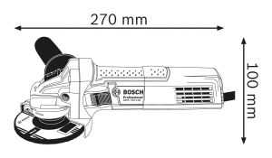 Bosch GWS 750 S Devir Ayarlı Avuç Taşlama Makinesi 0601394120