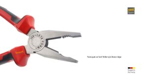 Ceta Form 160 mm Kombine Pense Parlak Krom-DuoTech Sap E01-11-0160