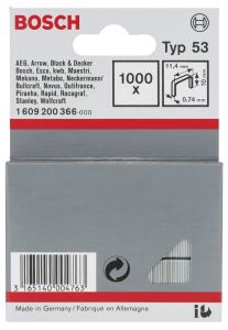 Bosch Zımba Teli Tip 53 11,4*0,74*10 mm 1609200366