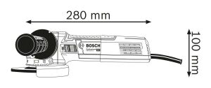 Bosch GWX 9-115 S X-Lock Avuç Taşlama Makinesi 06017B1000