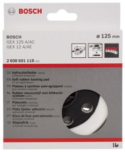 Bosch 125 mm Zımpara Tabanı Yumuşak 2608601118