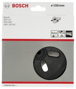 Bosch 150 mm Zımpara Tabanı 6 Delikli Orta Sertlik 2608601052