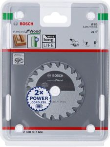 Bosch 85*15 mm 20 Diş Akülü Daireler için Testere Bıçağı Ahşap 2608837666
