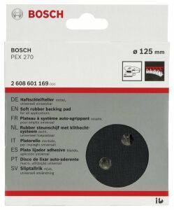 Bosch 125 mm Zımpara Tabanı Orta Sert PEX 2608601169